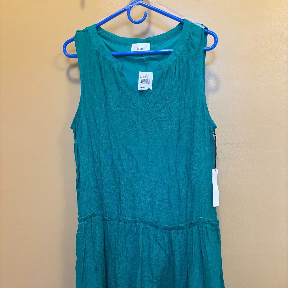NWT Fyve Emerald Green Dress Size XL